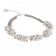 Collana multifilo con composizioni di perle Swarovski e sfere diamantate