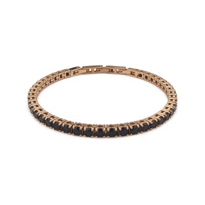 Bracciale Tennis BOCCADAMO ABR653RS in Acciaio PVD Rosa con