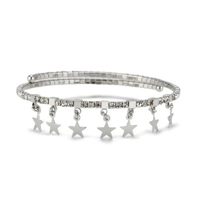 JJ/BR34 Rigid bracelet with hanging stars