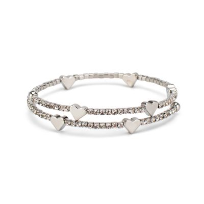 JJ/BR37 Rigid bracelet with hearts