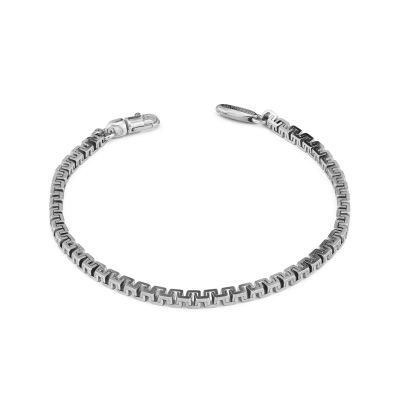 MBR206 Braided Cubic Link Bracelet