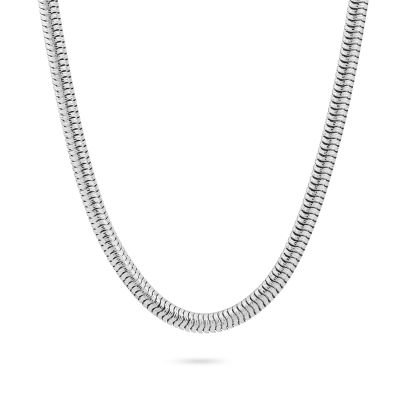 MGR138 Round snake link necklace