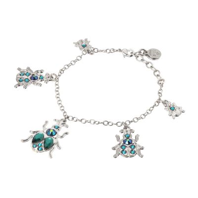 Bracelet with charms in the shape of a scarab